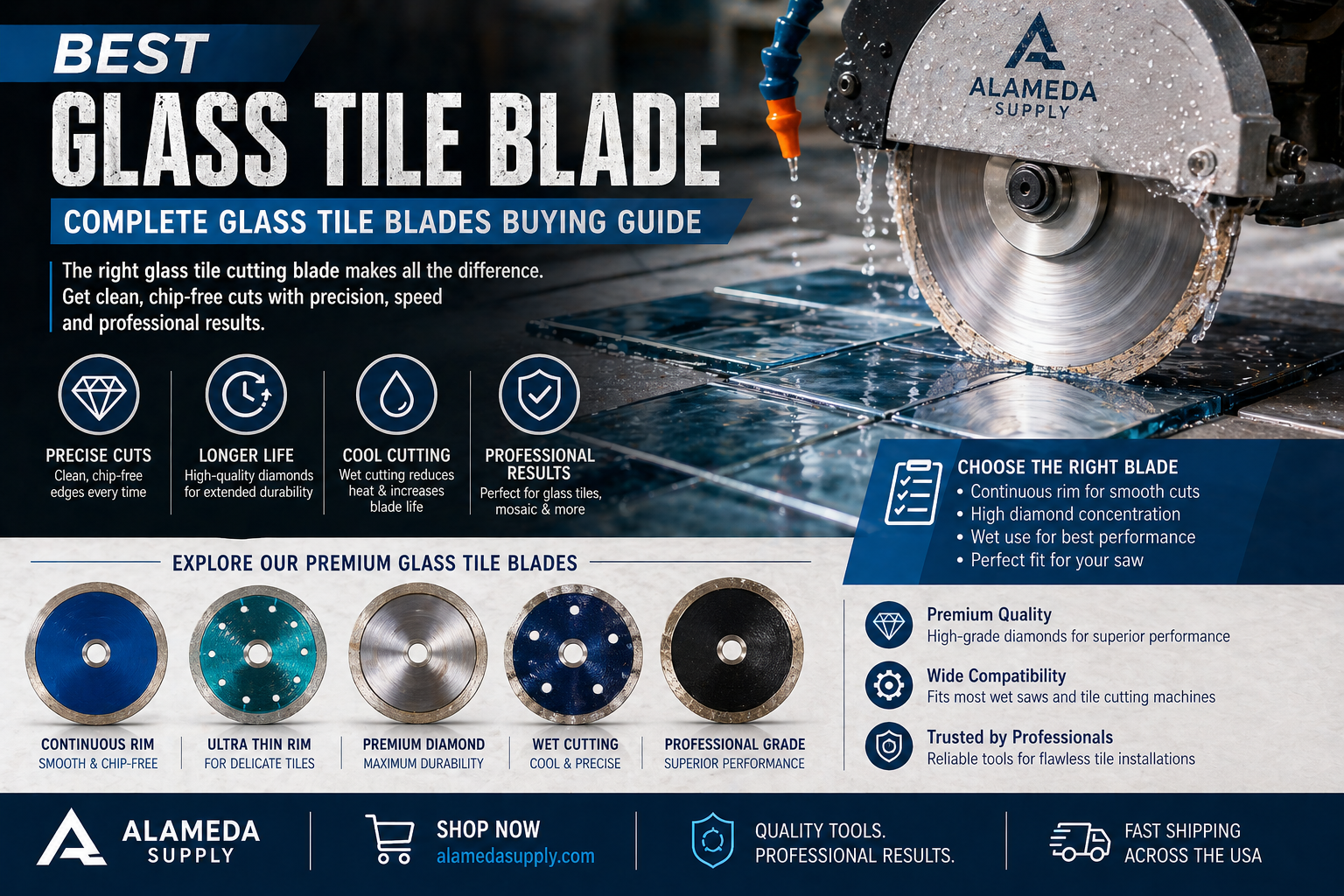 Best Glass Tile Blade